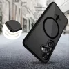 Tech-protect Magmat Magsafe Galaxy S25 Edge Matt Fekete tok-5906302363674 4 kép