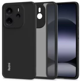 Tech-protect Magmat Xiaomi Redmi Note 14 4G / LTE Matt Fekete tok-5906302361380 1 kép