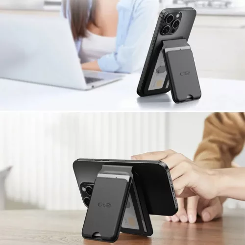 Tech-protect Magwallet Stand Magsafe Univerzális Mágneses Kártyatar-5906302361861 4 kép