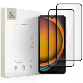   Tech-protect Glass Fit+ 2-pack Galaxy Xcover 7 / 7 Pro fekete üvegfólia