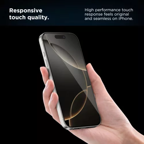 Tech-protect Quick Set+ 2-pack iPhone 15 / 16 Fekete üvegfólia-5906302363179 5 kép