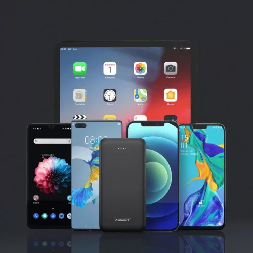 VEGER powerbank 10000 mAh 2A A10 (W1065) fekete-6970453554129 6 kép