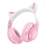 HOCO vezeték nélküli Bluetooth fejhallgató W42 Macskafül cseresznyevirág