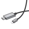HOCO kábel Lightning - HDMI 1080p UA27 2 m fém szürke-6942007619011 3 kép