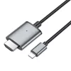 HOCO kábel Lightning - HDMI 1080p UA27 2 m fém szürke-6942007619011 5 kép