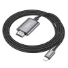 HOCO kábel Lightning - HDMI 1080p UA27 2 m fém szürke-6942007619011 7 kép