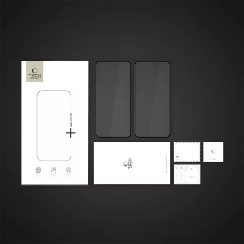 Tech-protect Glass Fit+ 2-pack Galaxy S25 Edge fekete üvegfólia-5906302368198 5 kép