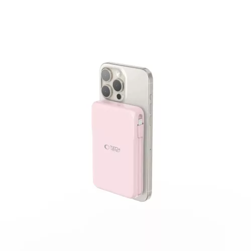 Tech-protect Pb31 Lifemag Magsafe Power Bank 10000mAh Rózsaszín-5906302362790 4 kép