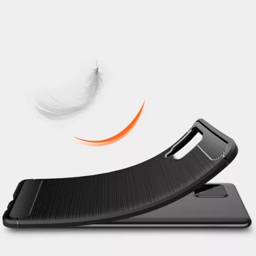 Tech-Protect carbon mintájú TPU tok Samsung A42 5G fekete-6216990208430 3 kép