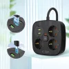 Tech-protect Pcs3x4 hálózati elosztó 2 Usb & 2 Type-c & 3 aljzat 20-5906302363414 3 kép