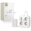Tech-protect Pcs3x4 Hálózati elosztó 2 USB & 2 Type-C & 3 Konnektor 200cm Fehér