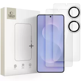   Tech-Protect Glass Set+ 3-pack Galaxy S25 Edge Átlátszó üvegfólia