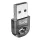 HOCO adapter USB A bluetooth UA28 átlátszó fekete