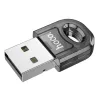 HOCO adapter USB A bluetooth UA28 átlátszó fekete-6942007618335 2 kép