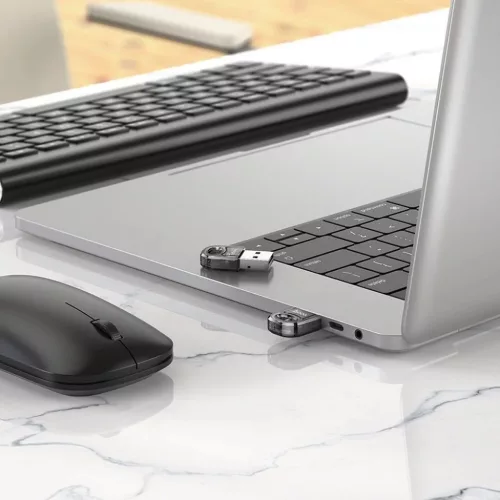 HOCO adapter USB A bluetooth UA28 átlátszó fekete-6942007618335 7 kép