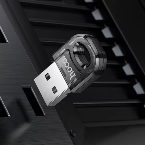 HOCO adapter USB A bluetooth UA28 átlátszó fekete-6942007618335 8 kép