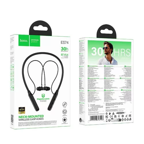 HOCO vezeték nélküli fülhallgató bluetooth ES74 fekete-6942007648103 5 kép