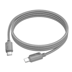 HOCO kábel Type C - Type C 3A 60W X113 1 m szürke-6942007646222 2 kép