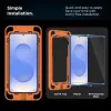 Edzett üveg Tech-protect Quick Set+ 2-pack Galaxy S25 átlátszó üv-5906302363605 3 kép