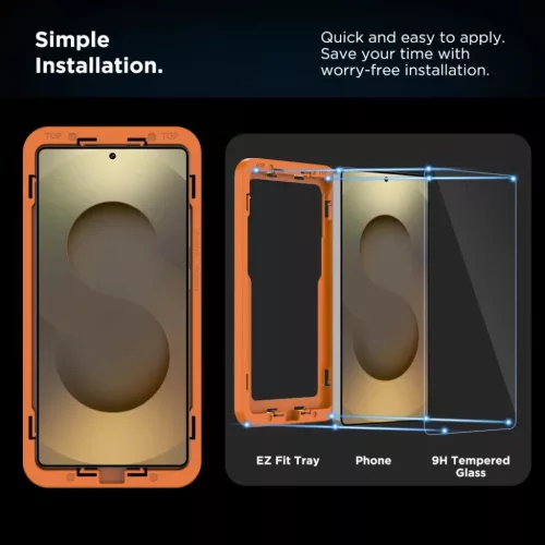 Tech-Protect Quick Set+ edzett üveg 2-pack Samsung Galaxy S25 Ultra �-5906302363612 3 kép