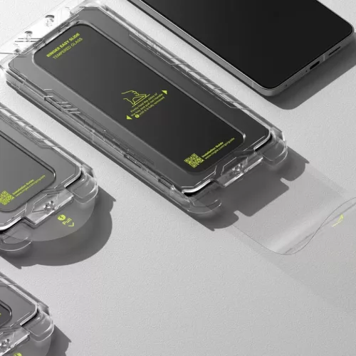 Edzett üveg Ringke Easy Slide 2-csomag Galaxy S25 Edge Átlátszó ü-8800293854470 5 kép