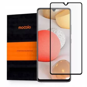 Mocolo TG+ kijelzővédő 9H üvegfólia Samsung A42 5G fekete-6216990208492 1 kép