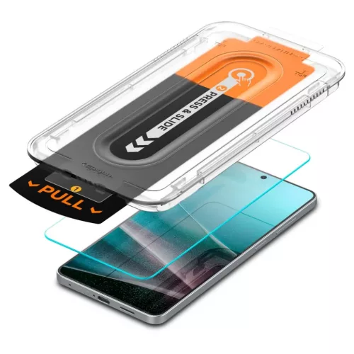 Edzett üveg Spigen Glas.tR "EZ Fit Pro" Galaxy S25 Edge átlátszó �-8800283302431 5 kép