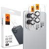 Spigen Optik Pro Glas.tr ”ez Fit” kamera védő 2-pack Galaxy S25 Edge Fekete üvegfólia