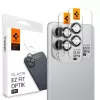 Spigen Optik Pro Glas.tr ”ez Fit” kamera védő 2-pack Galaxy S25 Edge Fekete üvegfólia
