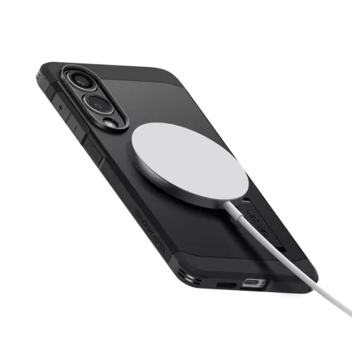  Galaxy S25 Edge fekete Spigen Tough Armor Magsafe tok-8800283302547 6 kép