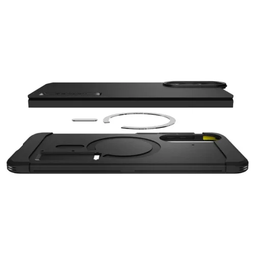  Galaxy S25 Edge fekete Spigen Tough Armor Magsafe tok-8800283302547 8 kép