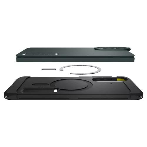  Galaxy S25 Edge Szakadék Zöld Spigen Tough Armor Magsafe tok-8800283302561 8 kép