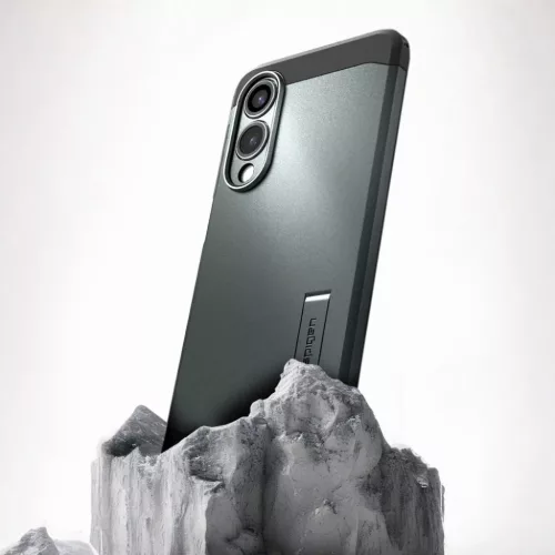  Galaxy S25 Edge Szakadék Zöld Spigen Tough Armor Magsafe tok-8800283302561 10 kép