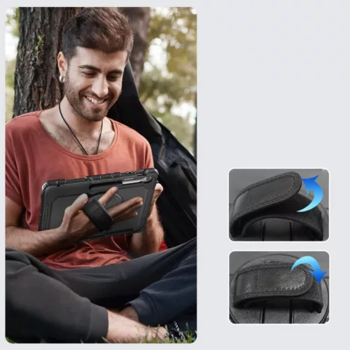 Tech-protect Solid Galaxy Tab S10 FE Plus 13.1 X620 / X626b fekete tok-5906302368235 7 kép