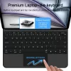 Tech-protect Smartcase Magnetic + Billentyűzet iPad Pro 12.9” 4 / 5-5906302363452 7 kép
