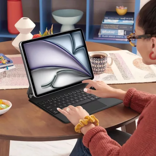 Tech-protect Smartcase Magnetic + Billentyűzet iPad Pro 12.9” 4 / 5-5906302363452 10 kép
