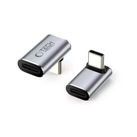 Tech-protect Ultraboost Aa02 Szögletes Adapter Type-c Szürke-5906302367979 1 kép
