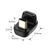 Tech-Protect Ultraboost Aa04 Szögletes Adapter Type-C Fekete-5906302367993 2 kép