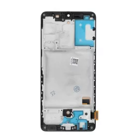 LCD kijelző kerettel SAMSUNG A41 A415 típushoz