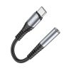 HOCO adapter AUX Jack 3,5 mm (női) to USB C (férfi) LS33 fém szürk-6931474761163 4 kép