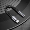 HOCO adapter AUX Jack 3,5 mm (női) to USB C (férfi) LS33 fém szürk-6931474761163 7 kép