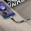 HOCO adapter AUX Jack 3,5 mm (női) to USB C (férfi) LS33 fém szürk-6931474761163 8 kép