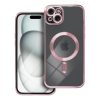 ELECTRO MAG COVER tok, kompatibilis a MagSafe-fel iPhone 15 Plus rose gold