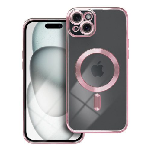 ELECTRO MAG COVER tok, kompatibilis a MagSafe-fel iPhone 15 Plus rose gold