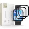 Tech-Protect Glass Flex+ 2-csomag Huawei Watch Fit 3 / 4 Fekete üvegfólia