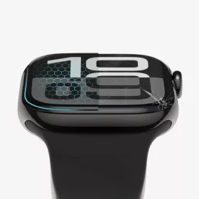Tech-Protect Glass Flex+ 2-csomag Huawei Watch Fit 3 / 4 Fekete üvegf-5906302368501 2 kép