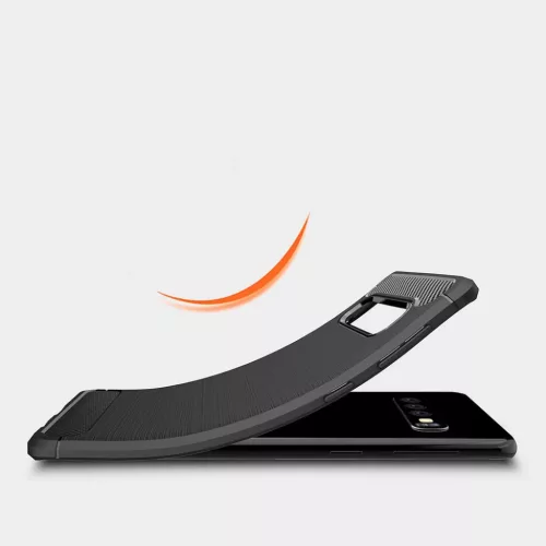 Samsung A10s szénszál mintájú TPU tok fekete-5900217321040 4 kép
