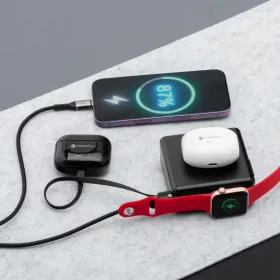 FORCELL F-ENERGY multifunkciós töltő 45W 6 az 1-ben USB A és USB C-5903396375378 2 kép