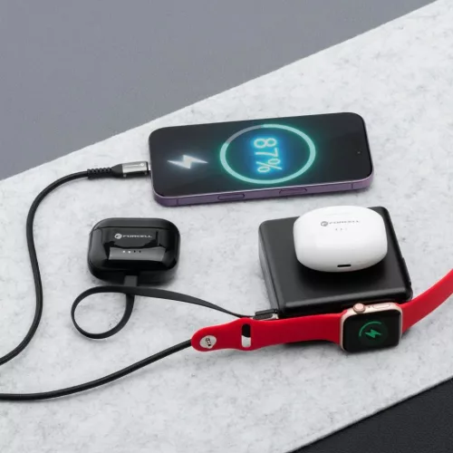 FORCELL F-ENERGY multifunkciós töltő 45W 6 az 1-ben USB A és USB C-5903396375378 2 kép