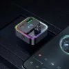 HOCO autós töltő Bravery PD30W QC3.0 + Bluetooth FM adó E81 fekete-6942007612296 7 kép